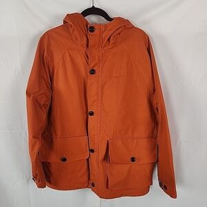Todd Snyder Hooded Utility Anorak Jacket Men Large Burnt Orange Outdoor Gorpcore